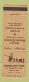 Matchbook Cover - Stub's Restaurant Spencer IA