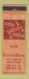 Matchbook Cover - Trenton House Trenton IL low phone #