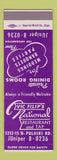 Matchbook Cover - Vic Filip's National Restaurant Chicago IL SAMPLE