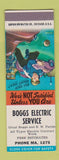 Matchbook Cover - Boggs Electric Service  SAMPLE