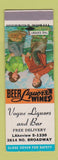 Matchbook Cover - Vogue Liquors Bar  SAMPLE