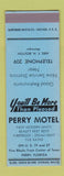 Matchbook Cover - Perry Motel Perry FL low phone # SAMPLE