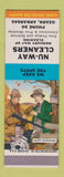 Matchbook Cover - Nu Way Cleaners Ozark AR SAMPLE