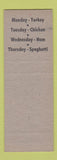 Matchbook Cover - The New Bar St Paul MN SAMPLE