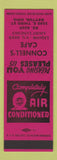 Matchbook Cover - Connell's Cafe Dayton OH Eskimo SAMPLE