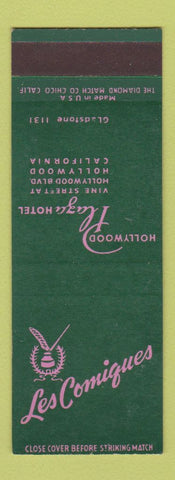 Matchbook Cover - Hollywood Plaza Hotel CA SAMPLE