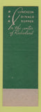 Matchbook Cover - Hollywood Plaza Hotel CA SAMPLE