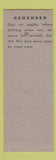 Matchbook Cover - Parkway Liquor Store  SAMPLE