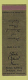 Matchbook Cover - Slade Optical House Dubuque IA SAMPLE