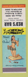 Matchbook Cover - Red's Bar Dayton OH Pinup SAMPLE