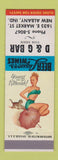 Matchbook Cover - D&G Bar New Albany IN Pinup SAMPLE