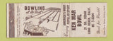 Matchbook Cover - Ken Mar Bowling Long Beach CA WEAR