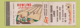 Matchbook Cover - Madison Square Lanes bowling Lakewood OH