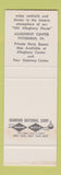 Matchbook Cover - Palmer's Pittsburgh PA GREEN SAMPLE