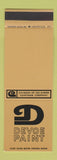 Matchbook Cover - Devoe Paint SAMPLE