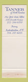 Matchbook Cover - Tanner Clothes NC Rutherfordton SAMPLE