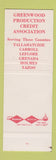 Matchbook Cover - Greenwood Production Credit Association MS SAMPLE