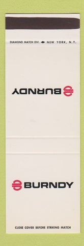 Matchbook Cover - Burndy SAMPLE