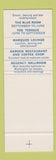 Matchbook Cover - The Shoreham Hotel Washington DC SAMPLE