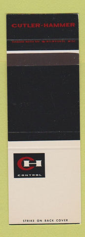 Matchbook Cover - Cutler Hammer Control SAMPLE