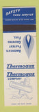 Matchbook Cover - Thermogas Propane gas SAMPLE