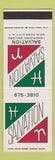 Matchbook Cover - Salvation New York City SAMPLE