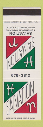 Matchbook Cover - Salvation New York City SAMPLE