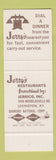 Matchbook Cover - Jerry's Restaurants Lexington KY chain SAMPLE