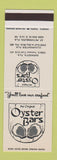 Matchbook Cover - Oyster Bars Sarasota Clearwater St Petersburg FL SAMPLE