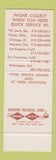 Matchbook Cover - La Barge Pipe Steel  St Louis MO SAMPLE