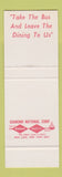 Matchbook Cover - Post House Cafeterias SAMPLE