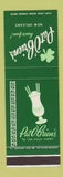 Matchbook Cover - Pat O'Brien's New Orleans LA SAMPLE