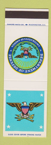 Matchbook Cover - US Army Department of Defense SAMPLE