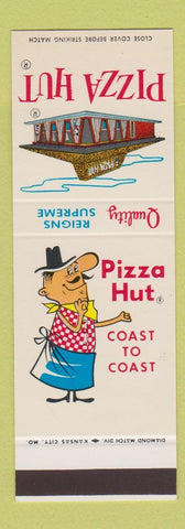 Matchbook Cover - Pizza Hut restaurants SAMPLE
