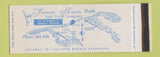 Matchbook Cover - Frances Slocum Bank Wabash IN Full Length SAMPLE