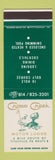 Matchbook Cover - Cross Creek Motor Lodge Titusville PA SAMPLE