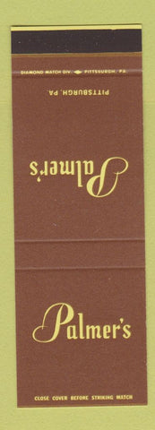 Matchbook Cover - Palmer's Pittsburgh PA restaurant  SAMPLE