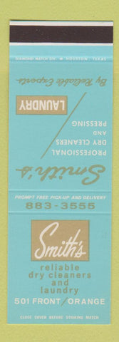 Matchbook Cover - Smith's Cleaners Laundry Orange TX SAMPLE