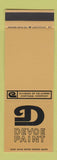 Matchbook Cover - Devoe Paint Celanese SAMPLE