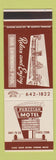 Matchbook Cover - Parisian Motel Paris TN SAMPLE