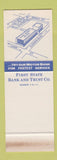 Matchbook Cover - First State Bank Trust Edinburg TX SAMPLE