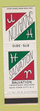 Matchbook Cover - Salvation New York City SAMPLE