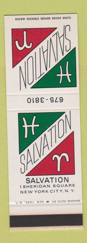 Matchbook Cover - Salvation New York City SAMPLE