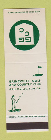 Matchbook Cover - Gainesville Golf Country Club FL SAMPLE
