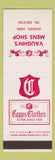 Matchbook Cover - Capps Men's Clothes Vaughn's Minden NE SAMPLE
