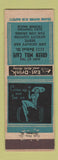 Matchbook Cover - Green Mill Cafe  girlie