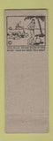 Matchbook Cover - Joe Nadeau's Cafe Fitchburg MA girlie