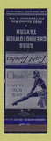 Matchbook Cover - Anna Chernotowich Tavern Pittsburgh PA girlie