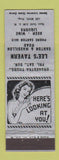 Matchbook Cover - Lee's Tavern Canton OH girlie