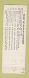 Matchbook Cover - Town Club Sunnyvale CA girlie